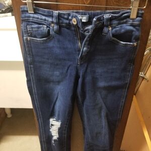 KanCan Distressed Dark Blue Skinny Jeans